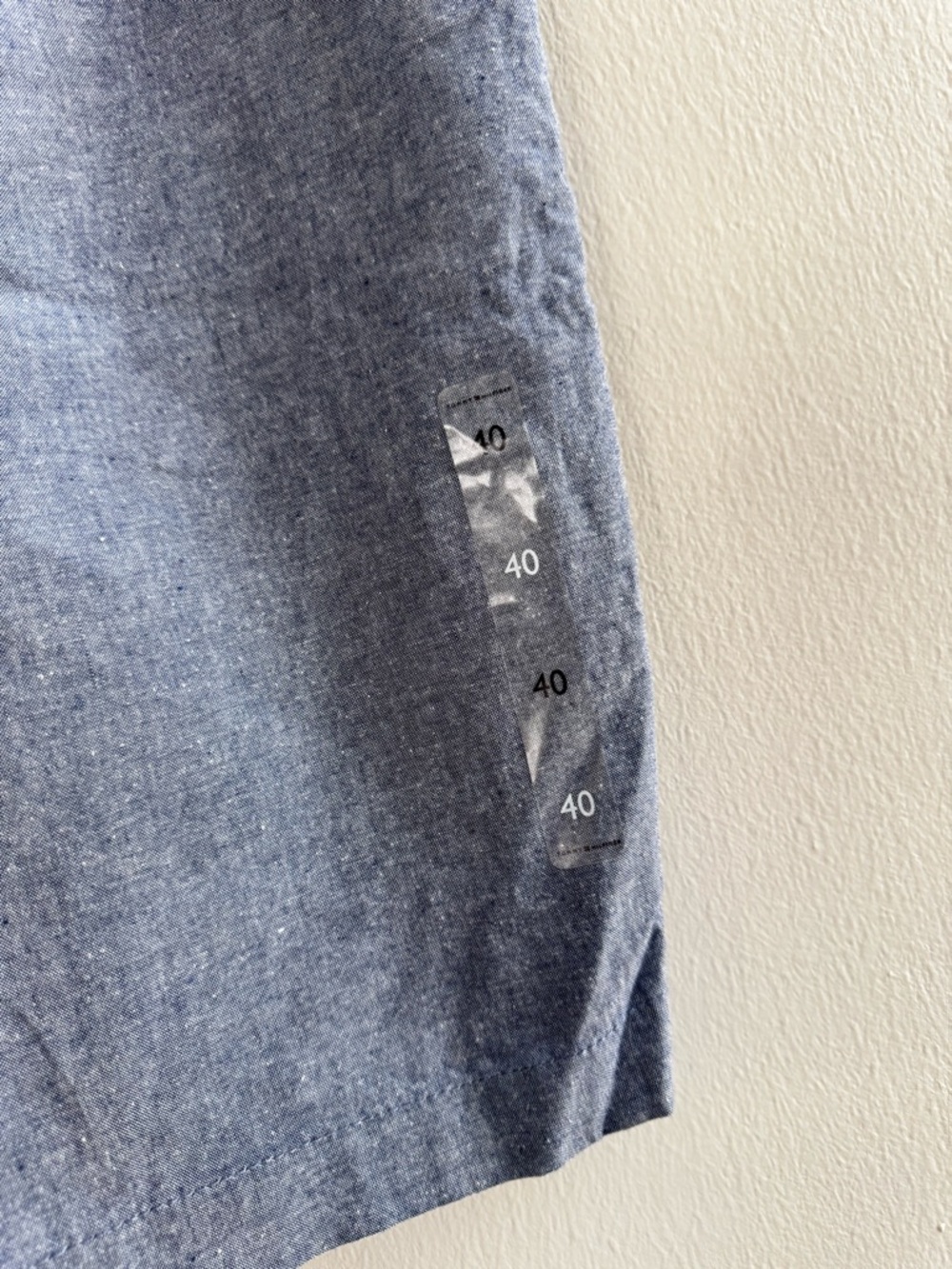 Tommy Hilfiger 40” Chambray Blue Shorts Men’s NWT 7” inseam - Picture 4 of 6